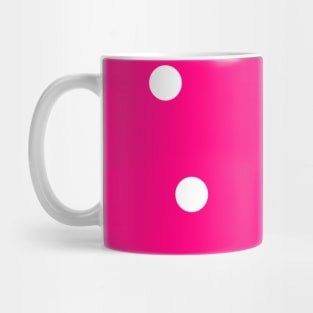 Polka Dots | Polka Dot Pink and White | Artistic Design Mug